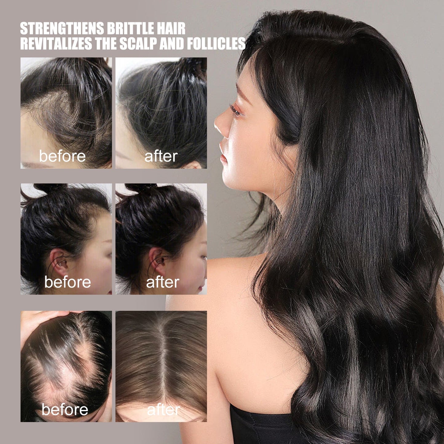 30ml Hair Growth Essence for Strong, Thick Hair Care - Happily Living