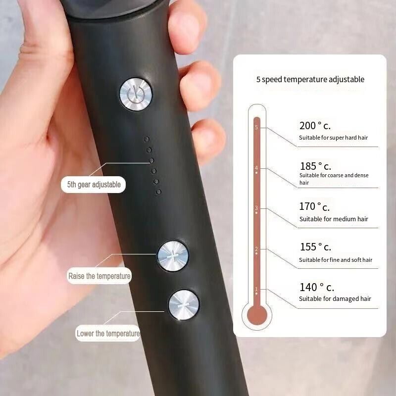 2-in-1 Hair Straightening Brush - Happily Living