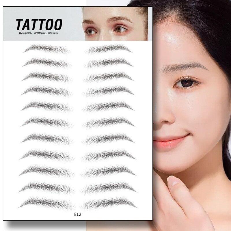 4D Waterproof Eyebrow Tattoo Stickers - Happily Living
