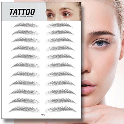 4D Waterproof Eyebrow Tattoo Stickers - Happily Living