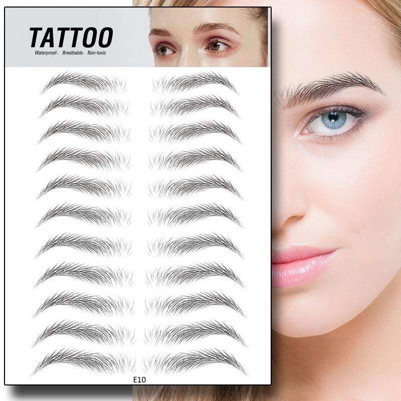 4D Waterproof Eyebrow Tattoo Stickers - Happily Living
