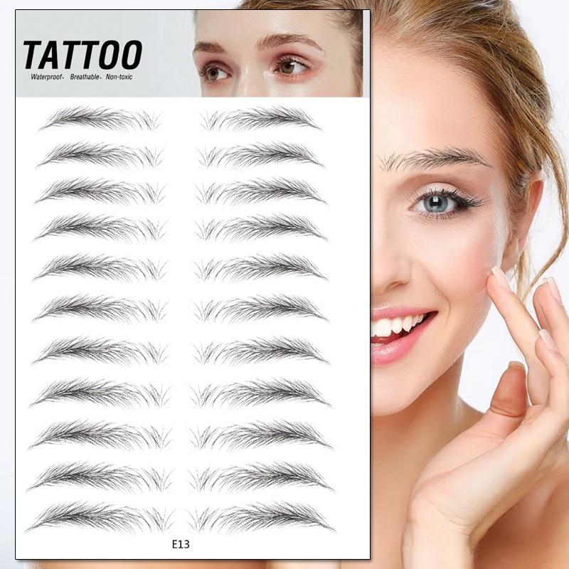 4D Waterproof Eyebrow Tattoo Stickers - Happily Living