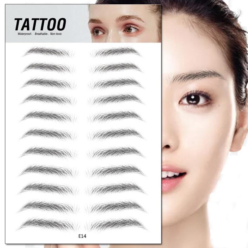 4D Waterproof Eyebrow Tattoo Stickers - Happily Living