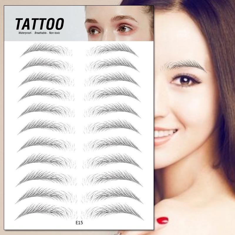 4D Waterproof Eyebrow Tattoo Stickers - Happily Living