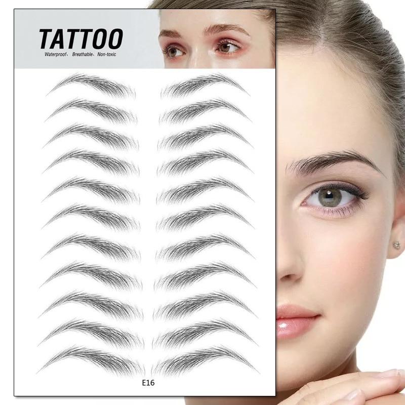 4D Waterproof Eyebrow Tattoo Stickers - Happily Living