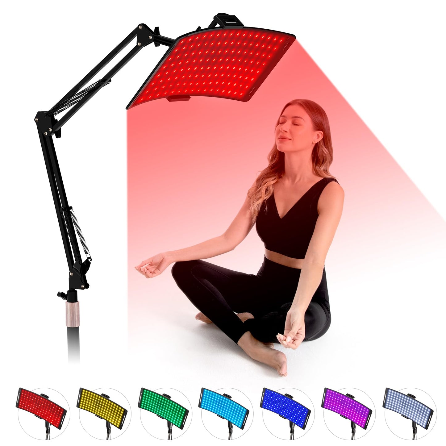 7-Color LED Light Therapy Panel - Happily Living