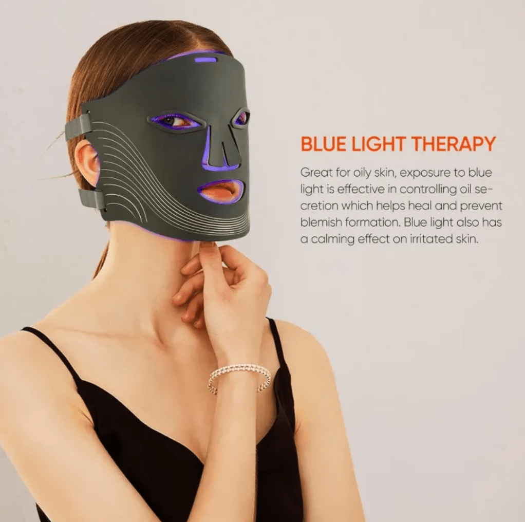 7-Color Wireless LED Therapy Face Mask - Happily Living