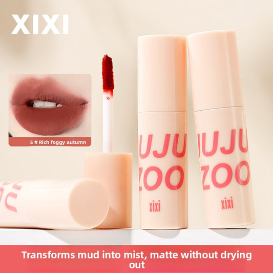 Matte lipstick with a frosted finish