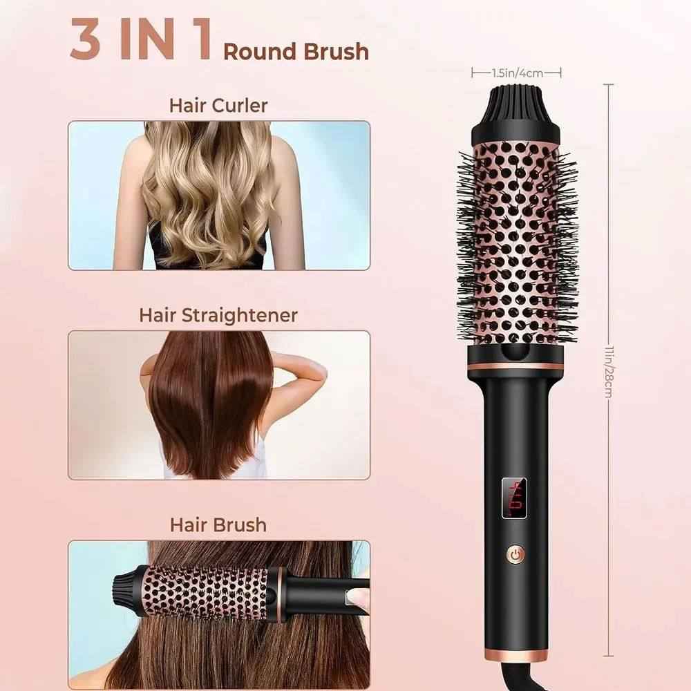 Ceramic USB Heated Curling Brush