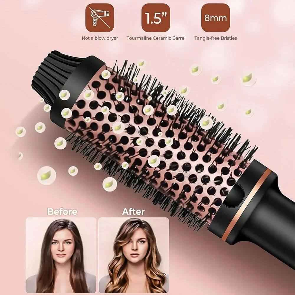 Ceramic USB Heated Curling Brush
