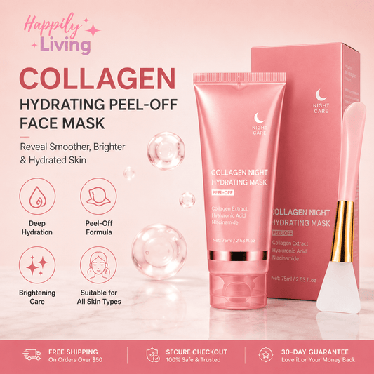 Collagen Hydrating Peel Off Face Mask - Happily Living