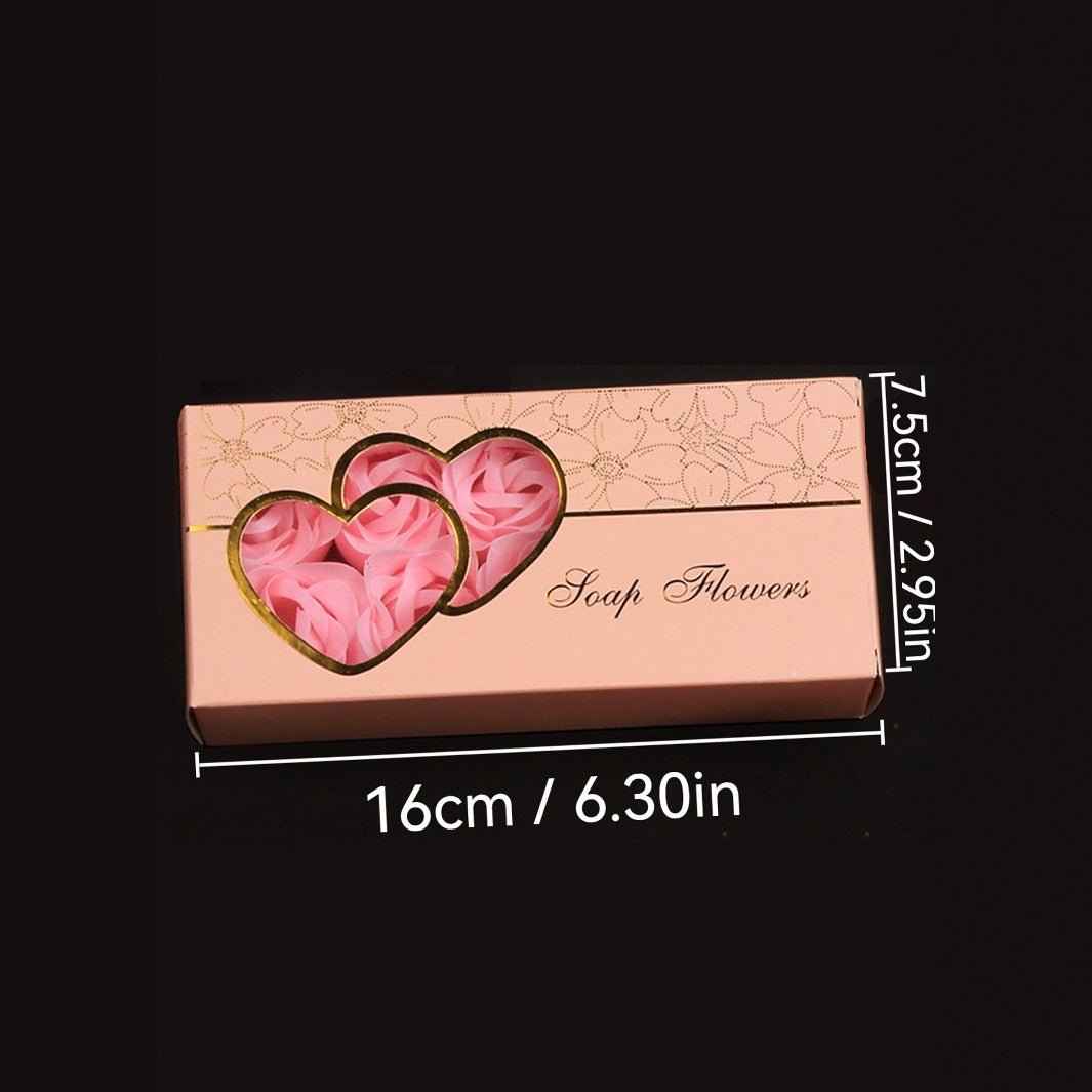 Double Heart Rose Soap Flower