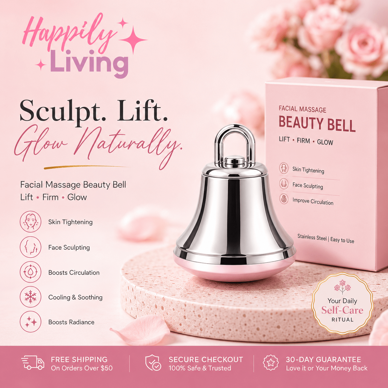 Electric Massage Polypeptide Eye Cream - Happily Living