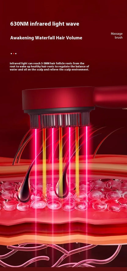 Electric Scalp Massage Comb – Red Light & Hair Care