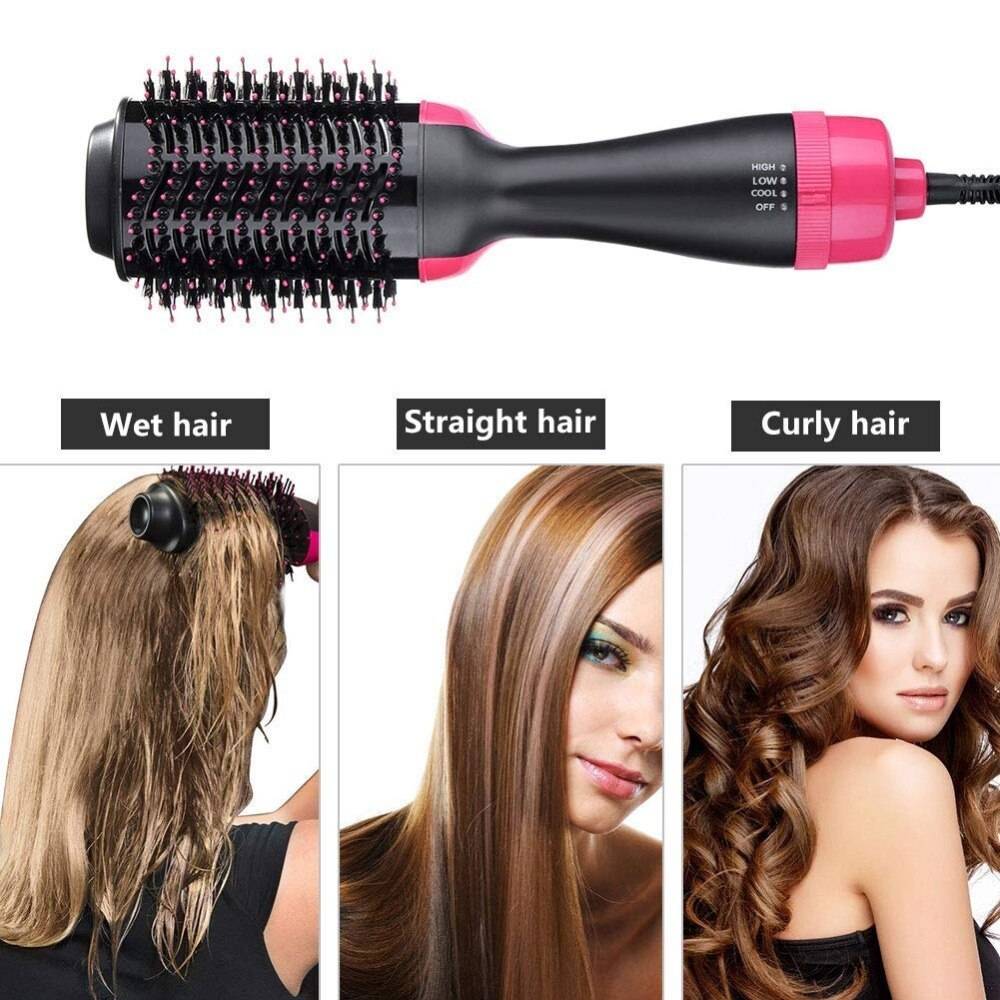 Hot Air Hair Dryer Brush Volumizer - Happily Living