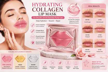 Hydrating Collagen Lip Mask for Smooth Lips - Happily Living