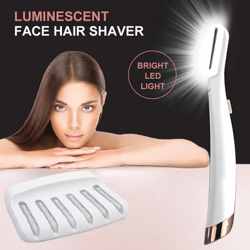 LED Facial Hair Remover & Exfoliator - Happily Living