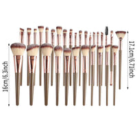 Makeup brushes, powder puffs, and beauty tools