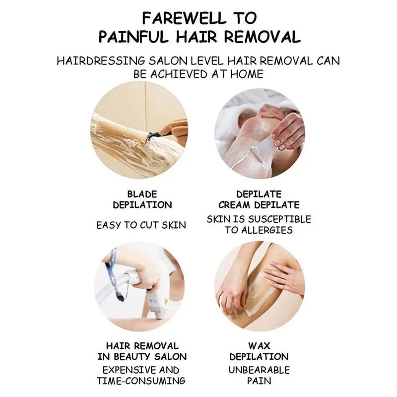 Painless Reusable Hair Remover for Body Care - Happily Living
