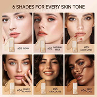 QIANWHITE Radiant Skin Foundation Stick - Waterproof 24H Long-Lasting Makeup