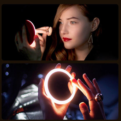 Rechargeable LED Handheld Makeup Mirror - Happily Living