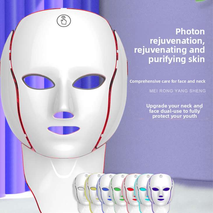 Rechargeable LED Phototherapy Facial Mask - Happily Living