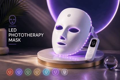 Rechargeable LED Phototherapy Facial Mask - Happily Living