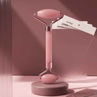 Resin Roller & Heart Shaped Scraping Plate for Facial & Neck Massage