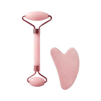 Resin Roller & Heart Shaped Scraping Plate for Facial & Neck Massage