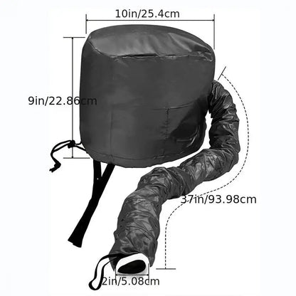 Soft Hooded Hair Dryer Attachment for Curly Hair Care - Happily Living