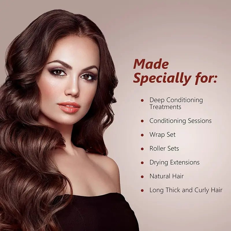 Soft Hooded Hair Dryer Attachment for Curly Hair Care - Happily Living