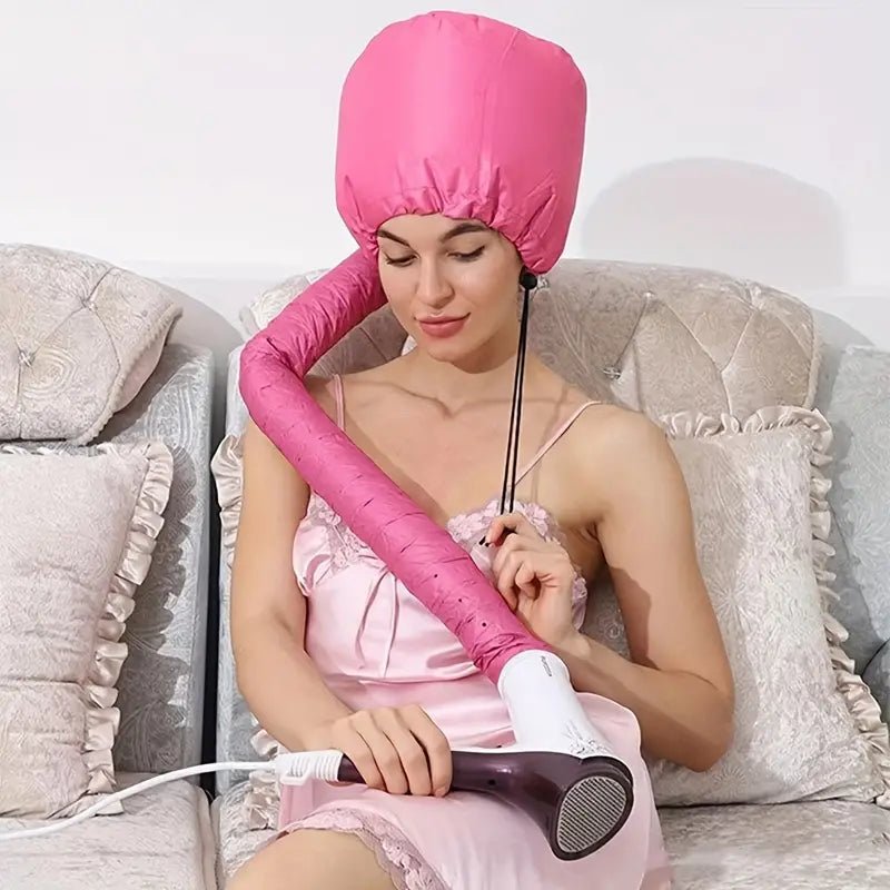 Soft Hooded Hair Dryer Attachment for Curly Hair Care - Happily Living