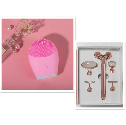 Ultrasonic Silicone Facial Cleanser - Happily Living